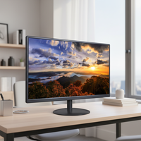 Écran LCD d'ordinateur de bureau FHD 21,5/22/24 pouces, écran LED 75 Hz, moniteur d'ordinateur pour le jeu