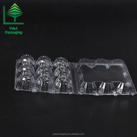 Boîte en plastique transparente jetable à prix avantageux, extra-jumbo, 9 cavités, qualité alimentaire PET, emballage blister pour le transport des œufs