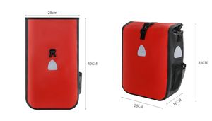 Sacoche de selle de vélo imperméable |   Sac à dos de cyclisme polyvalent, sac à bandoulière, sacoche à outils avec séparation sec-humide, sacoche de porte-bagages arrière - Product Image 6