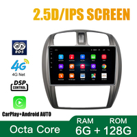Radio con Sistema de Navegación GPS para Automóvil, Dispositivo Principal de Radio con Aire Acondicionado para MAZDA 323 HAIMA FREEMA, Doble DIN, Octa-Core, Android, Carplay