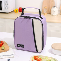 Sac à lunch isotherme style Dopamine |   Revêtement en feuille d'aluminium |   Sac fourre-tout portable |   Grande capacité pour la préparation des repas, les pique-niques et l'utilisation en extérieur