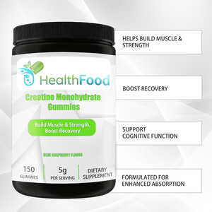 Custom Logo Creatine Monohydrate Gummy Improve Muscle and Condition Muscle Gain <b>Pre</b> <b>Workout</b> Creatine Monohydrate <b>Gummies</b> - Product Image 3