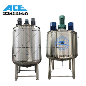 Tanque de Enfriamiento Rápido de Leche de Acero Inoxidable Ace con Motor y Rodamiento de Engranajes para Almacenamiento y Mezcla Automática de Productos Lácteos a Alta Velocidad - Product Image 3