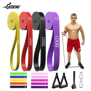 Gedeng 2024 Populaire Aangepaste 208 Cm Pull-Up Heuplus Elastische Buisweerstandsbanden Voor Krachttraining