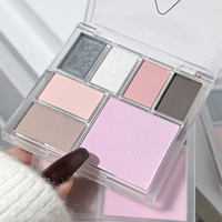 Multifunktionale Matte Wasserfeste Mineralische Perlglanz-Rouge-Palette für Lidschatten und Rouge-Puder mit Schimmer-Finish