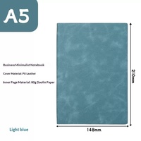 Carnet de notes promotionnel A5 en cuir PU à couverture rigide, avec logo personnalisé, reliure cousue, 80 feuilles, idéal pour le bureau et l'école - Vente chaude