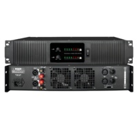 Amplificateurs de puissance métalliques Classe D 2 canaux AC 4 1200W ADSP PA2600 XLR Portables Fabriqués en Chine