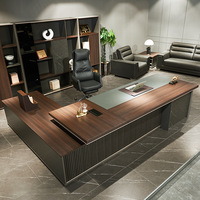 Ensemble de mobilier de bureau commercial moderne de style européen en MDF, qualité E1, bois massif, découpe laser, vente en gros directe usine