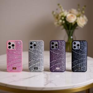 เคสโทรศัพท์ Redmi 14C/POCO C75 รุ่นหรูหรา ประดับเพชรนูนและกลิตเตอร์ - Product Image 2