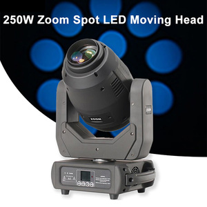 Igreslite 250W Led a testa mobile Zoom fascio Spot Wash ibrido testa mobile LED luce da teatro - Product Image 2