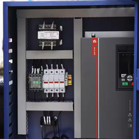 Compresseur d'air à vis stationnaire alimenté par courant alternatif Lubrifié Refroidi par air Bleu/OEM 17000L M3/Min Baosi/Hanbell OPPAIR 62DB FAN