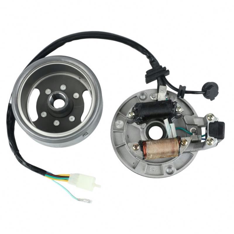 Motorcycle AC Ignition Magneto Stator Magneto Flywheel kit For Lifan LF 50cc 110cc 125cc Horizontal Engines Dirt Pit Bikes