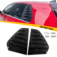Volets de fenêtre arrière en Fiber de carbone HS couvercle de persienne de fenêtre latérale arrière couvercle de garniture pour Volkswagen Golf 8 hayon VW Golf8 GTI