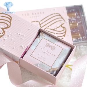 Custom Mini <b>Small</b> Lipstick Cosmetics Wedding Gift Pink Paper Sliding <b>Drawer</b> Box - Product Image 4