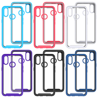 Pour Samsung A10s Armor Case, étui robuste ultra antichoc pour Samsung A10s 20 30 40 50 60 70 avec étui PC avant