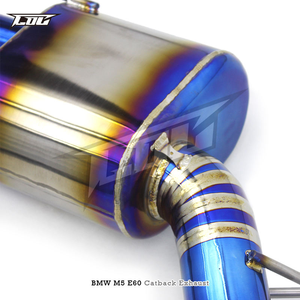 Sistema de Escape Catback Boska Titanium Valvetronic para BMW M5 E60 5.0 2003-2010, Silenciador Deportivo con Cuatro Salidas y Control Remoto - Product Image 5