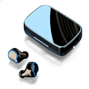 TWS M9耳机蓝牙5.1无线耳机9D Hifi立体声耳塞游戏运动耳机高清镜子2200毫安充电盒