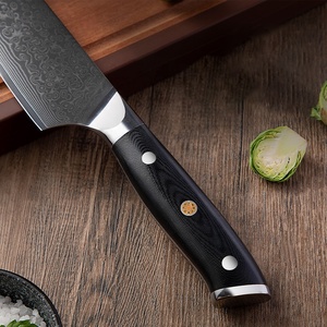 Cuchillo de Chef de 8 Pulgadas, Acero de Damasco de 67 Capas, Hoja Afilada de Acero Inoxidable, Mango de Madera Ecológico, Apto para Lavavajillas, para Cortar Jamón - Product Image 5