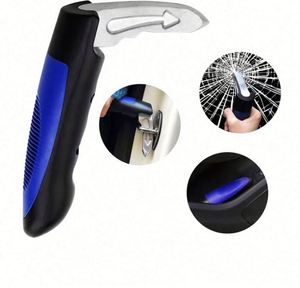 Martillo de Seguridad Automotriz Multifuncional, Rompeventanas para Auto, Aleación de Aluminio, Herramienta de Emergencia Portátil para Niños y Ancianos - Product Image 1