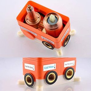 Sistema de ducha de lluvia de oro rosa cepillado Juego de ducha con rociador corporal - Product Image 6