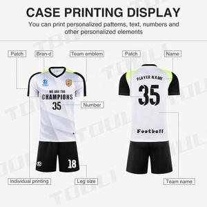 Setelan Olahraga Pria Bahan Polyester Cepat Kering Kelas Atas 25-26, Setelan Sepak Bola, Jersey Sepak Bola - Product Image 2