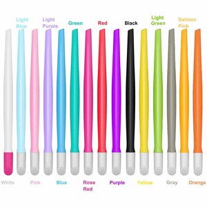 Factory Customized Rubber Tipped Plastic Handle Nail Art Tool Cuticle Pusher