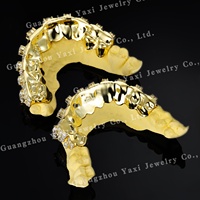 Bijoux de mode plaqués or argent 925, Grillz personnalisés certifiés par un tiers, technologie de micro-insertion, unisexe, lune de miel