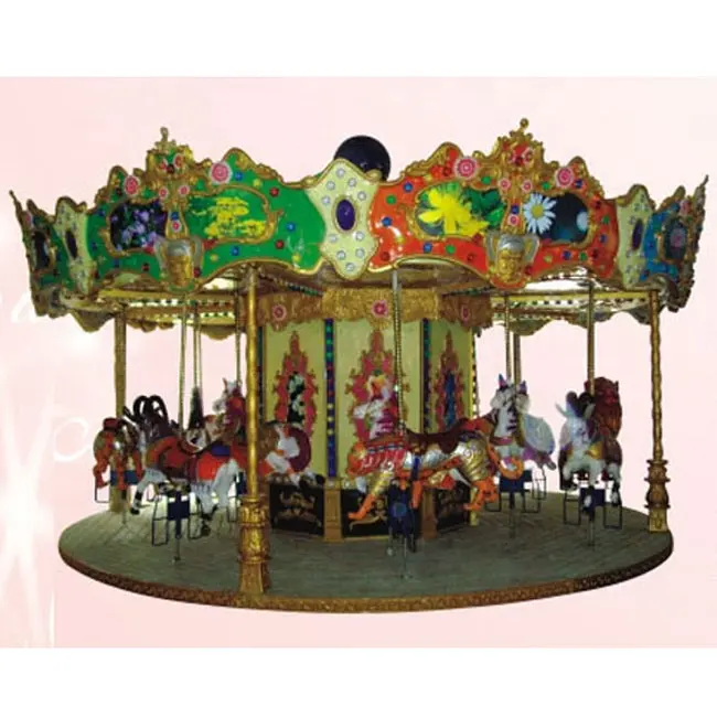 Attraction parc d'attractions champ de foire merry go round enfants carrousel à vendre