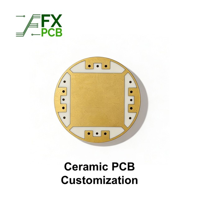 High Thermal Conductivity Ceramic PCB with Aluminum Nitride Substrate for High Power LED and Automotive Electronics