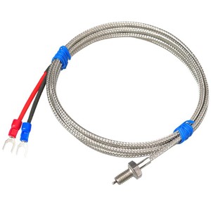 Termopar de tornillo tipo K M6, sonda de temperatura roscada resistente a altas temperaturas, medición de alta temperatura de 1000 grados - Product Image 2