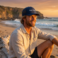 Gorras Trucker Richardson 112 de 6 Paneles con Malla Bordada y Cierre a Presión, Logotipo Personalizado, Gorras Trucker de Camuflaje de Algodón y Poliéster