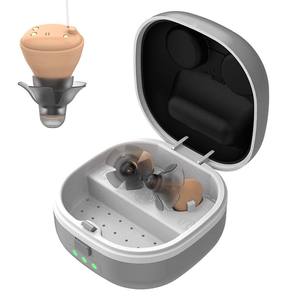 Nouvelle aide auditive rechargeable MeloSound CIC, autonomie de la batterie de plus de 16 heures, certifiée ISO13485, idéale pour les pertes auditives légères à modérées, soins de santé - Product Image 2