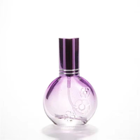 Botol Parfum Kaca Bening Grosir, Atomizer Spray Isi Ulang 10ml, Silinder Permukaan Frost, Tutup Ulir, Kemasan untuk Serum Perawatan Kulit