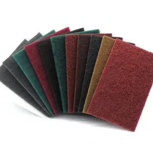 Factory price green kitchen cleaning scouring pad raw material in rolls