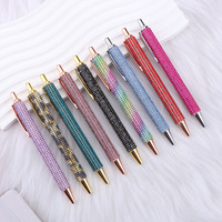 Nouveau stylo bille incrusté de diamants, best-seller transfrontalier (Modèle 060) - Plusieurs couleurs, design éblouissant, emballage en boîte - Usage professionnel
