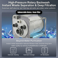 Mesin Mikrofiltrasi Kolam Koi dengan Filter Drum Rotary Submersible dan Sistem Backwash Otomatis untuk Budidaya Ikan RAS Kepadatan Tinggi