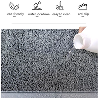 Tapis PVC Imperméable Anti-humidité Fabriqué à la Machine Tapis Moderne Commercial Facile à Nettoyer Antidérapant Durable Lavable Personnalisable