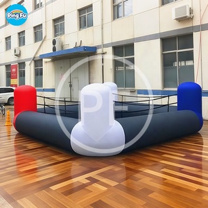 Anillos <span class=keywords><strong>de</strong></span> boxeo inflables para adultos, juego <span class=keywords><strong>de</strong></span> lucha portátil con logotipo personalizado al por mayor - Product Image 5