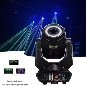 Aopu RGB LAZER หัวขยับ ILDA <span class=keywords><strong>3D</strong></span> แสงเลเซอร์ลูเซสเต็มรูปแบบ Para DJ PARTY 2W 3W ภาพเคลื่อนไหวไฟเลเซอร์ LED - Product Image 1