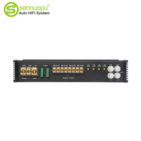Amplificateur audio de voiture mono classe D HQ-200.4A 130W par canal 2.4 avec égaliseurs pour revendeurs de stéréos automobiles