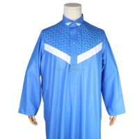 Robe musulmane arabe à manches plates, design estival tendance, moins chère, Kaftan Jubah Abaya Jalabya, vêtements ethniques pour hommes, Thobe, vêtements islamiques