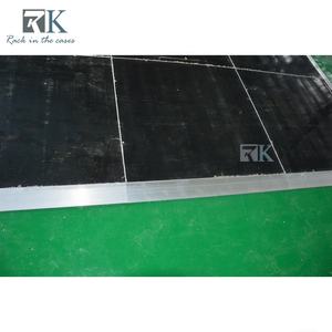 Pista de baile de escenario firme portátil con borde de aluminio para pisos de espectáculos de eventos - Product Image 4