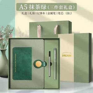 Agenda de Negocios Personalizable de Cuero PU Creativo, Diario Portátil con Cubierta de Papel, Juego de Regalo de Cuaderno con Impresión de Serigrafía Promocional - Product Image 4