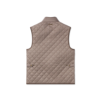 Service OEM Gilet matelassé classique avec fermeture éclair Vestes sans manches légères Gilet 100% polyester