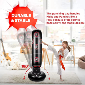 <span class=keywords><strong>Sac</strong></span> <span class=keywords><strong>de</strong></span> boxe pour enfants <span class=keywords><strong>Sac</strong></span> <span class=keywords><strong>de</strong></span> boxe gonflable double face avec action <span class=keywords><strong>de</strong></span> rebond - Product Image 3