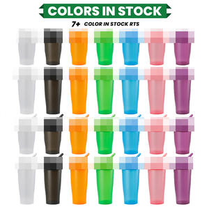 Custom Logo 400Ml 600Ml Bpa Free Plastic Fitness Protien Gym Shaker Bottle Gym Cup Sports Gym Water <strong>Protein</strong> for <strong>Protein</strong> <strong>Shake</strong> - Product Image 3