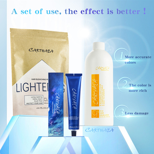 Crème colorante permanente pour cheveux nacrée de haute qualité à faible teneur en ammoniaque 100 ml, prix d'usine en gros - Product Image 4