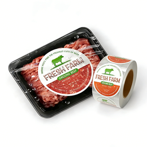 Etichette Adesive Impermeabili per Alimenti Congelati, Etichette Bianche in PP per Alimenti Refrigerati a Basse Temperature, in Rotoli - Product Image 2