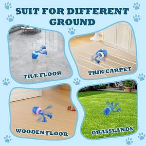 Balles activées par le mouvement améliorées pour chiens de taille moyenne à grande, jouets pour chiens à mouvement automatique, balle Wicked pour l'ennui, balle interactive pour <span class=keywords><strong>chien</strong></span> - Product Image 4