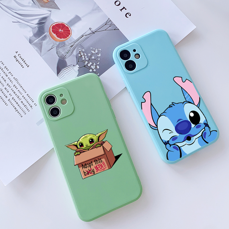 Popular style Phone Case for iPhone 13 12 11 Pro Xs X XR Max 8 7 SE Mini Silicone Cases Soft Black Cover with Cloth